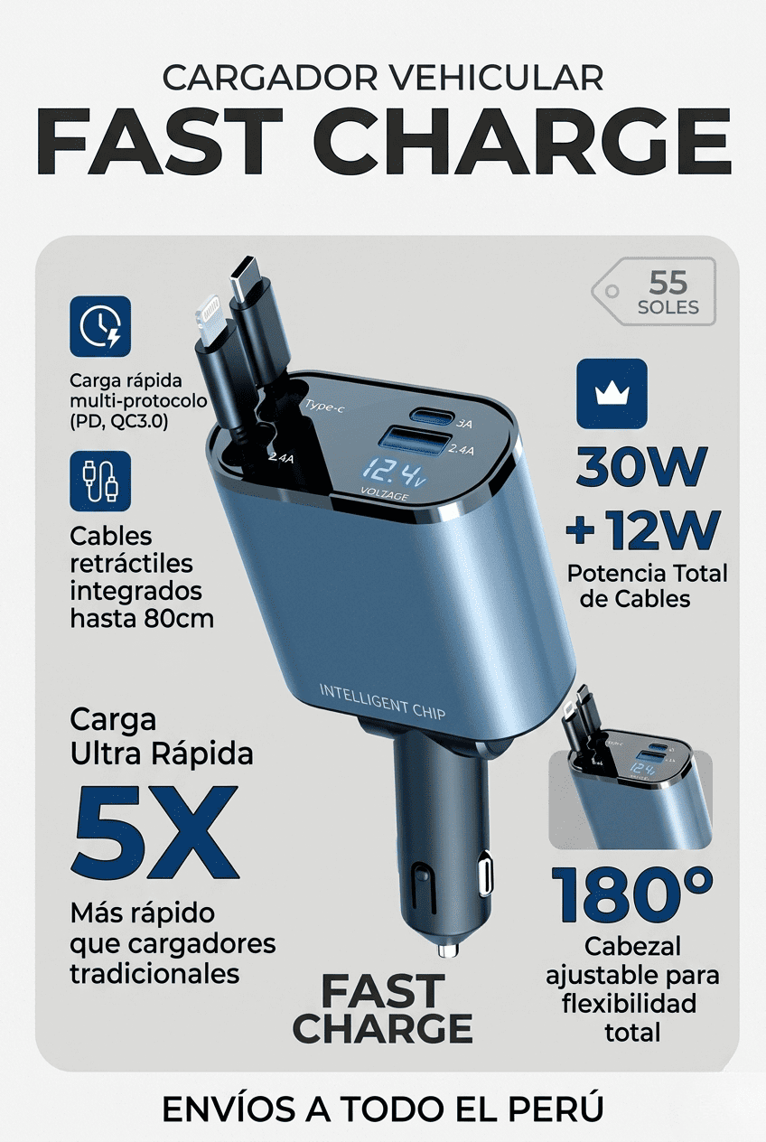 CARGADOR 4 EN 1
