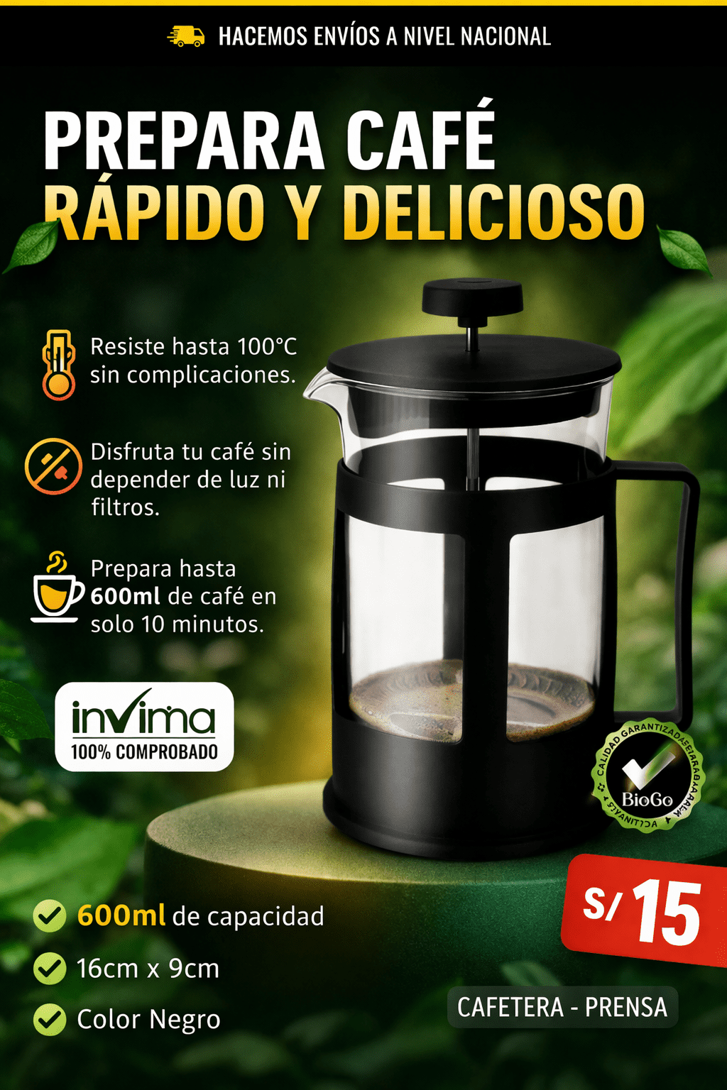 CAFETERA DE PRENSA