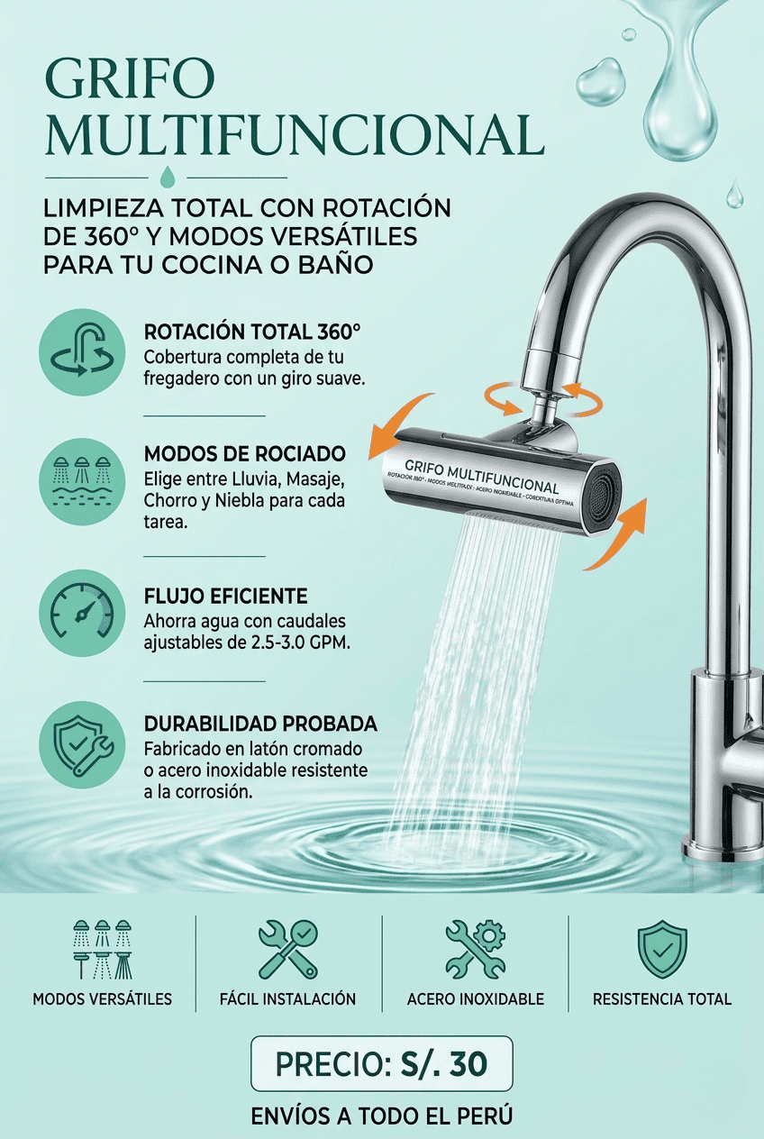 GRIFO MULTIFUNCIONAL