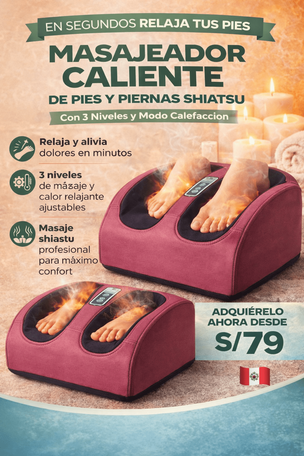 MASAJEADOR CALIENTE