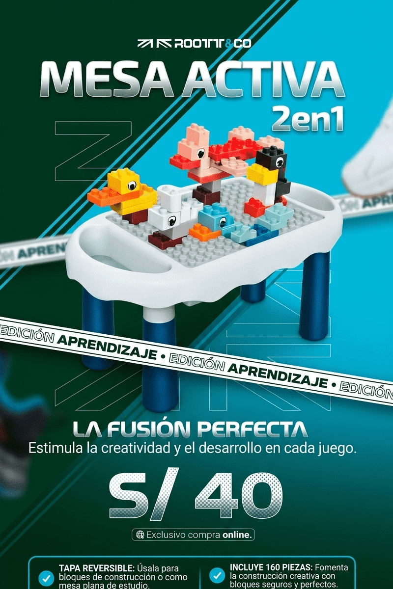 MESA DE JUEGO 2 EN 1