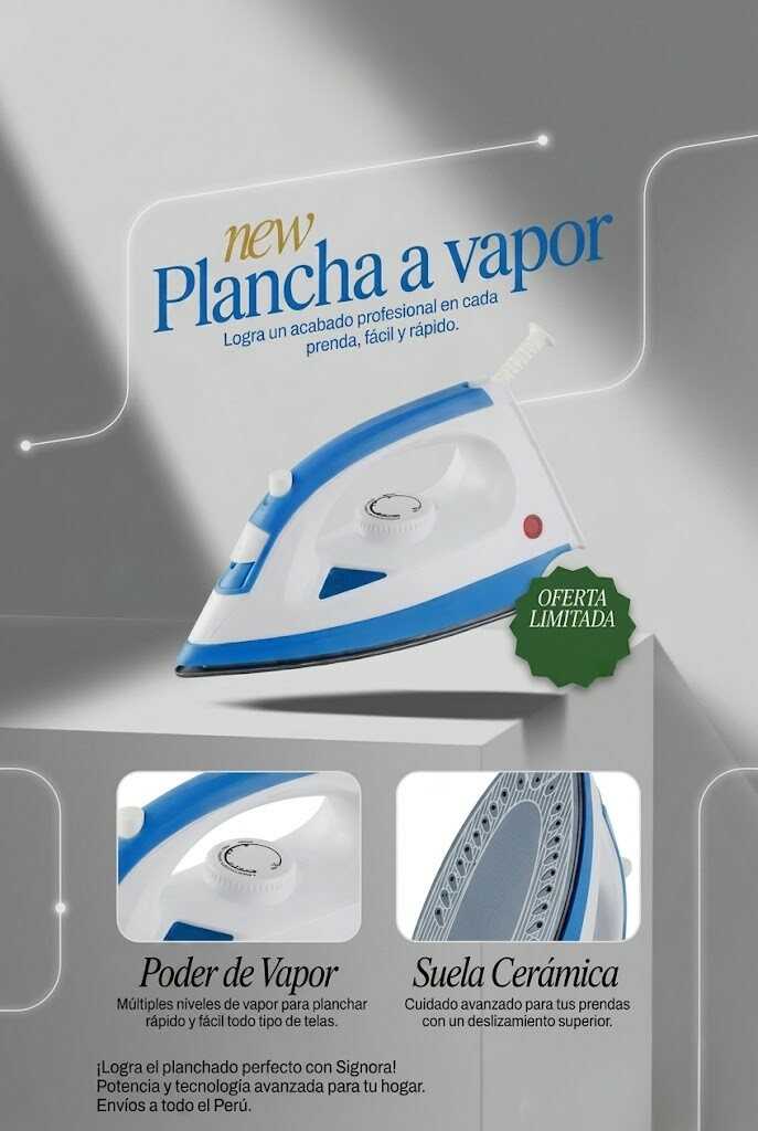PLANCHA A VAPOR
