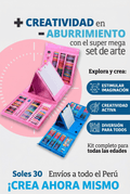 SUPER MEGA SET DE ARTE (208 piezas)