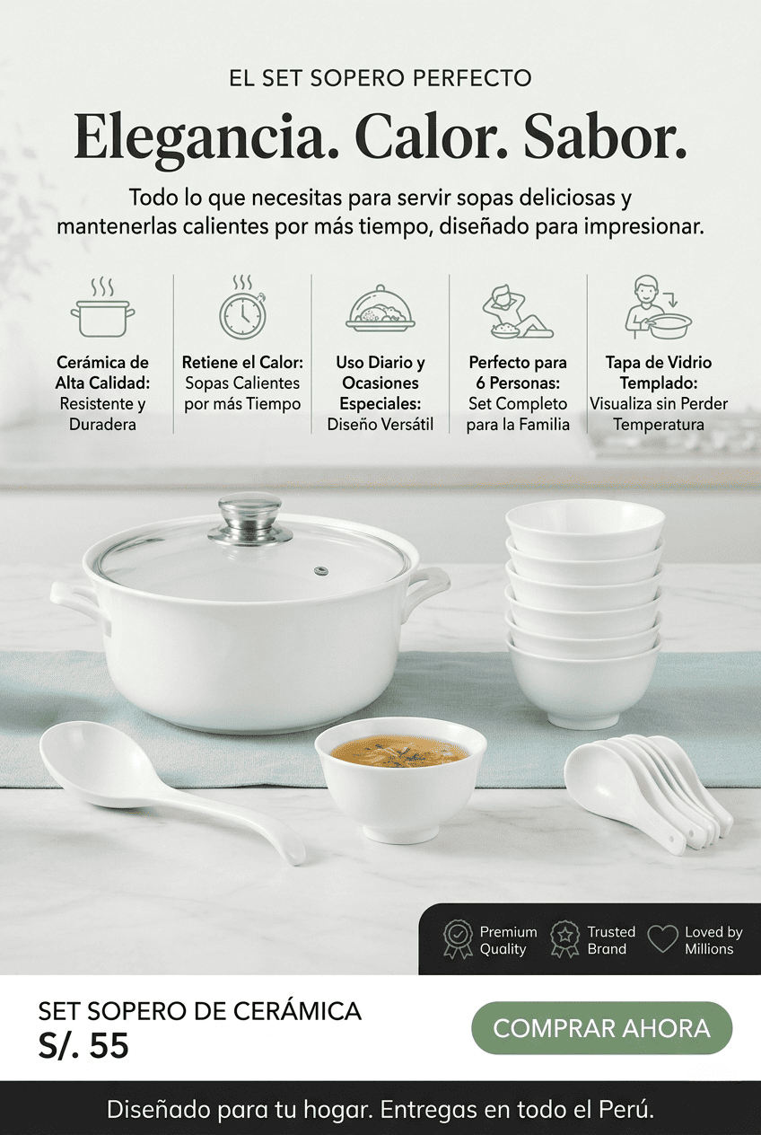 SET SOPERO DE CERAMICA